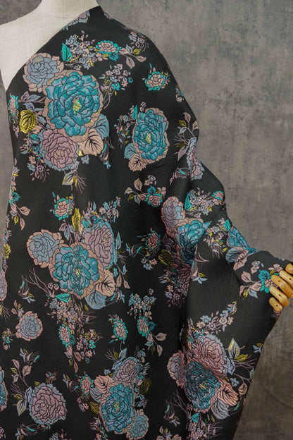Brocade Jacquard Fabric: Retro Palace Style, Upholstery & Costume - By The Meter