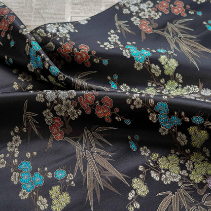 Plum Blossom Brocade Fabric: Chinese Cheongsam Cushion Material