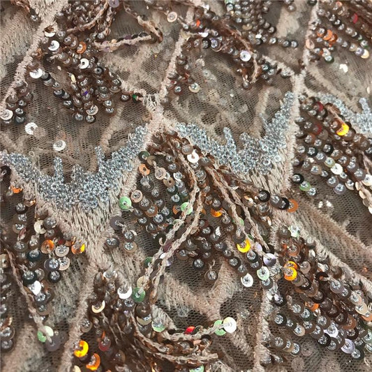 Tissu en gaze à paillettes : Matière scintillante pour robes, costumes et créations DIY