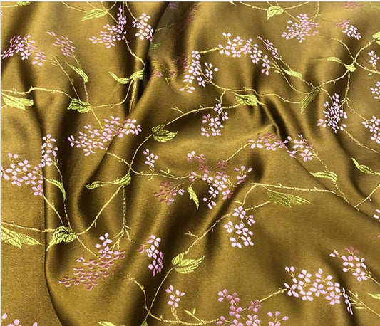 Tissu brocart à motifs floraux : Rayonne Cheongsam Qipao de 75 cm de large