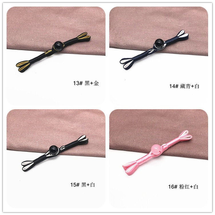 Handmade Satin Cheongsam Buttons: Retro Ethnic Style Frog Closure