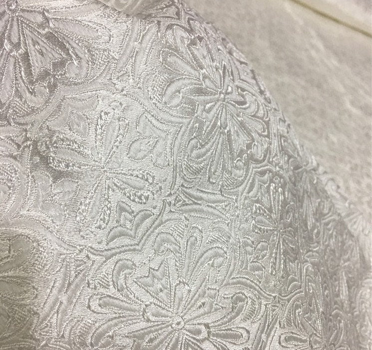 Ethnic Jacquard Damask Brocade Fabric: Upholstery & Sewing (29.5"/59" Wide)