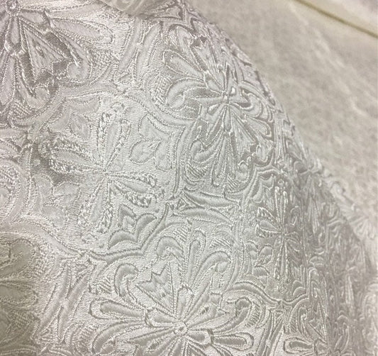 Ethnic Jacquard Damask Brocade Fabric: Upholstery & Sewing (29.5"/59" Wide)