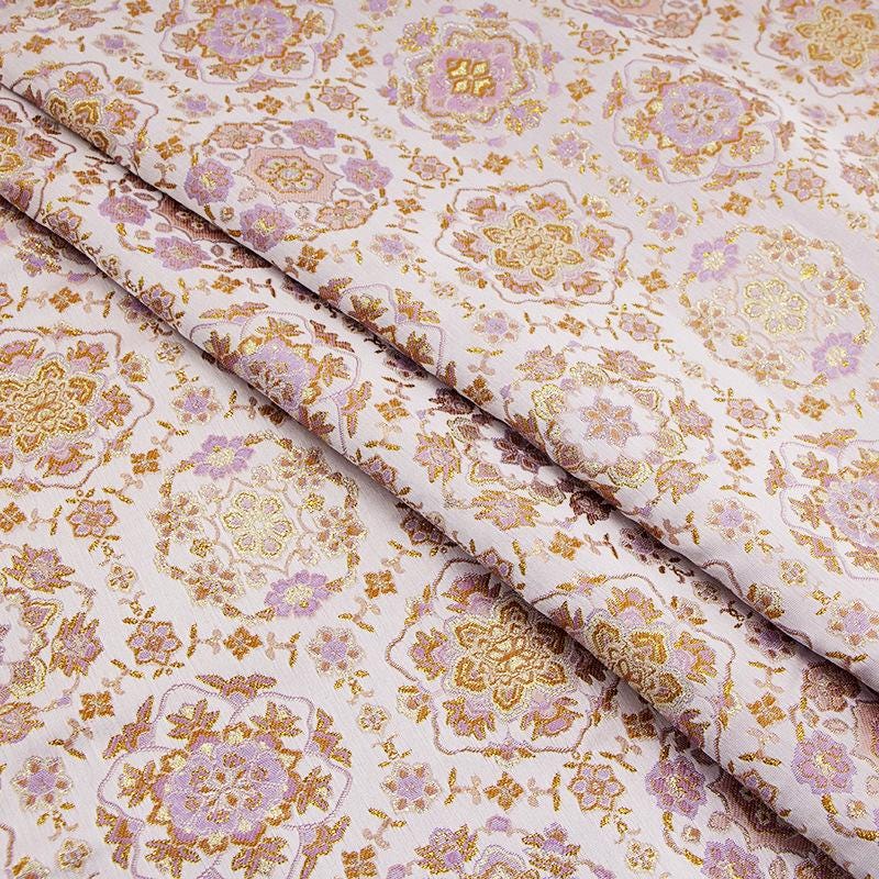DunHuang Baoxiang Brocade Fabric: 59"W Tibetan Costume, Cheongsam, Upholstery
