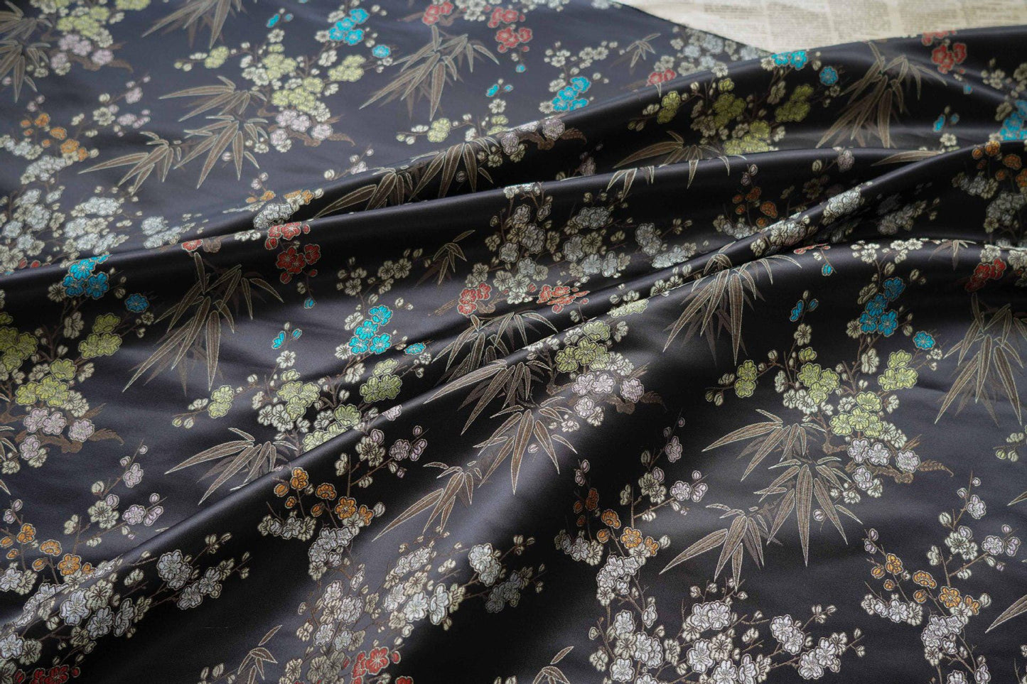 Plum Blossom Brocade Fabric: Chinese Cheongsam Cushion Material
