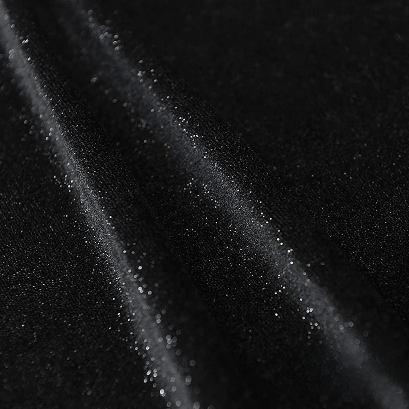 Glitter Korean Velvet Fabric: Gypsophila Four-Way Stretch Drape