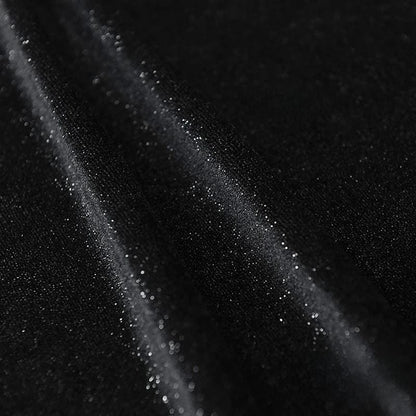 Glitter Korean Velvet Fabric: Gypsophila Four-Way Stretch Drape