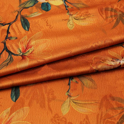 Magnolia Tea Silk Satin Fabric - 59" Wide - Upholstery & Costume