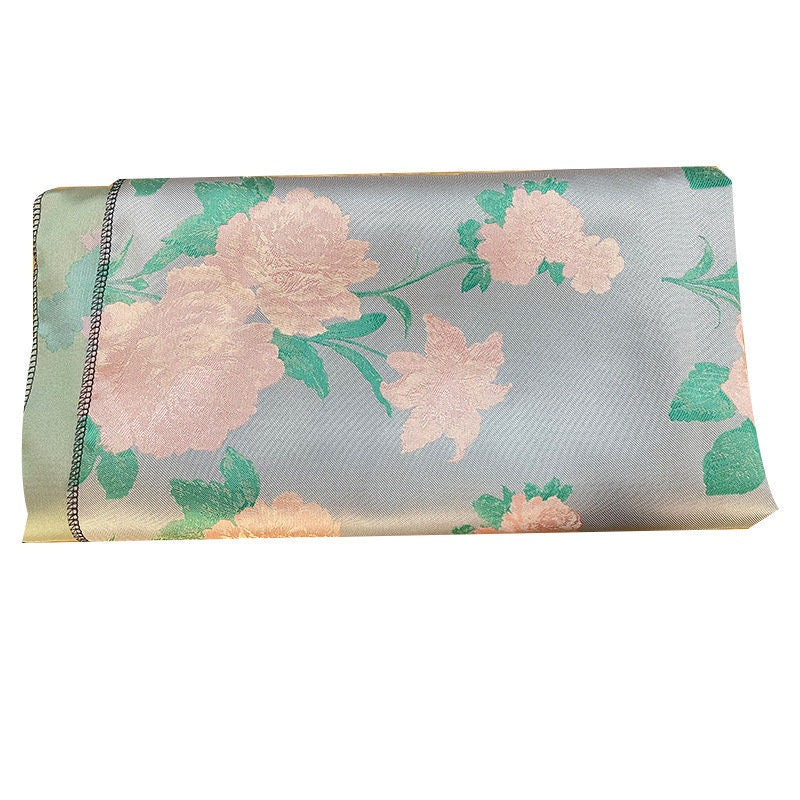 Pink 3D Flower Jacquard Fabric: Upholstery, Costume, & Handbag Sewing - 57" Wide