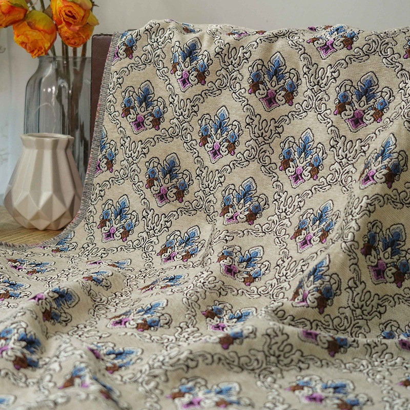 Chenille Upholstery Fabric: 60"W Palace Pattern Sewing Material