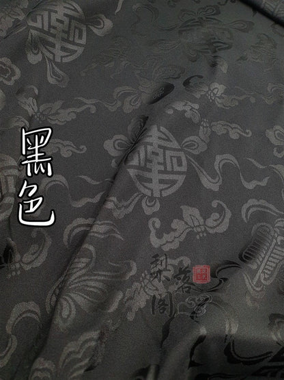 Tissu satin jacquard à motifs floraux : Matière pour costumes de cosplay chinois anciens