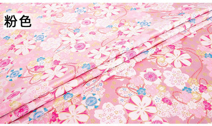 Cherry Blossom Jacquard Fabric: 59" Wide Rayon Brocade