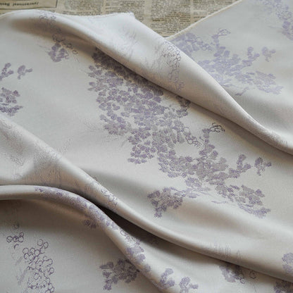Tissu brocart jacquard à motif floral vintage - 150 cm de large