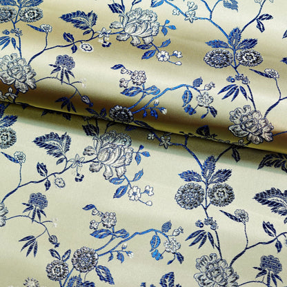Floral Brocade Fabric: 45" Wide Rayon Nylon Blend