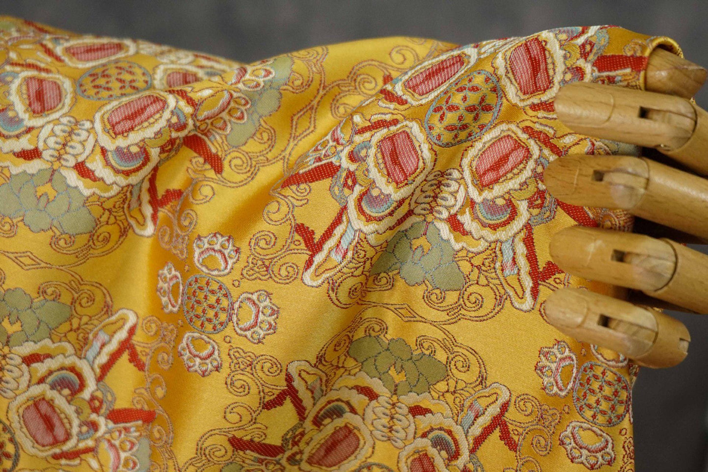 Chinese Song Brocade Fabric with Lion Jacquard ��� Home D��cor T"W
