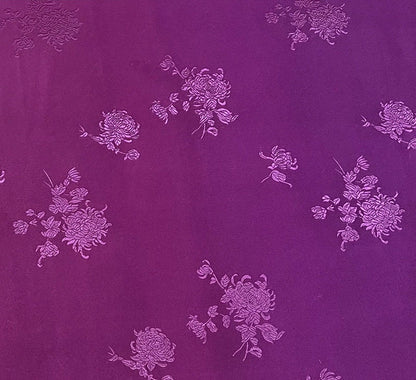 Chrysanthemum Tapestry Brocade Fabric: 29.5" Wide Silk Rayon Cheongsam Sewing