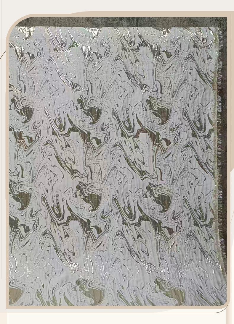 Double-Sided European Landscape Jacquard Fabric ��� 3D Embossed Gold Weave, Luxury Tapestry Texti"Wide
