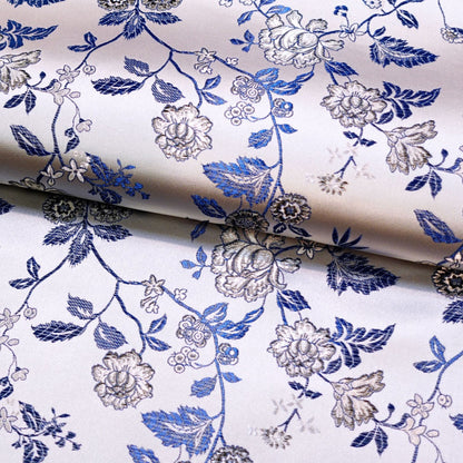 Floral Brocade Fabric: 45" Wide Rayon Nylon Blend