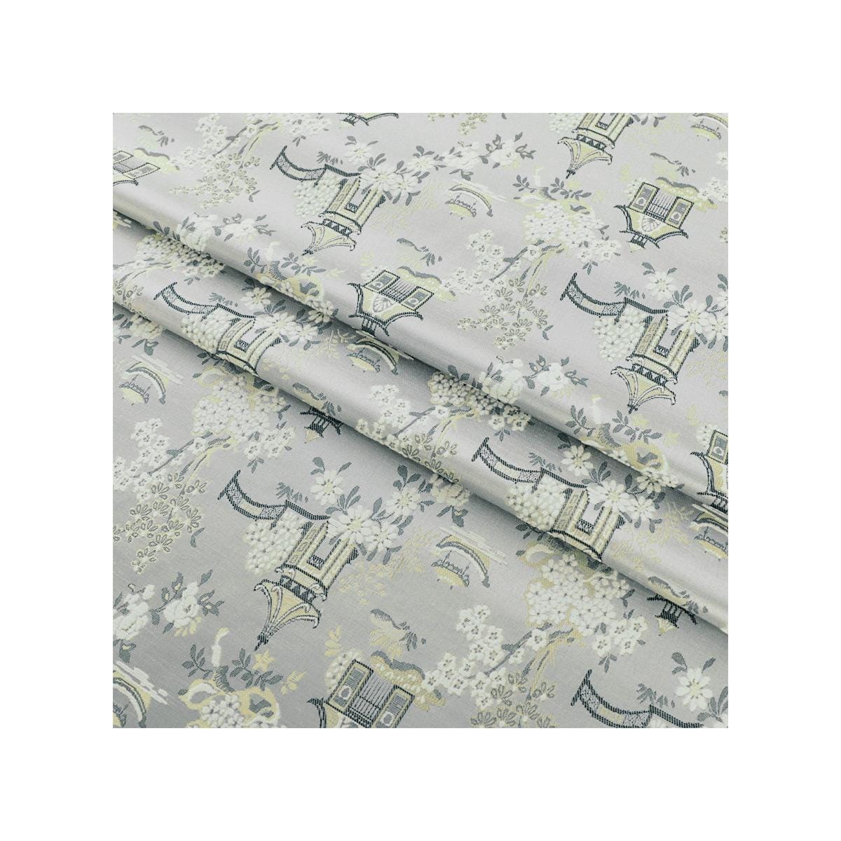 Qingming Festival Brocade Fabric: 59"W Chinese Painting Pattern