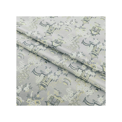 Qingming Festival Brocade Fabric: 59"W Chinese Painting Pattern