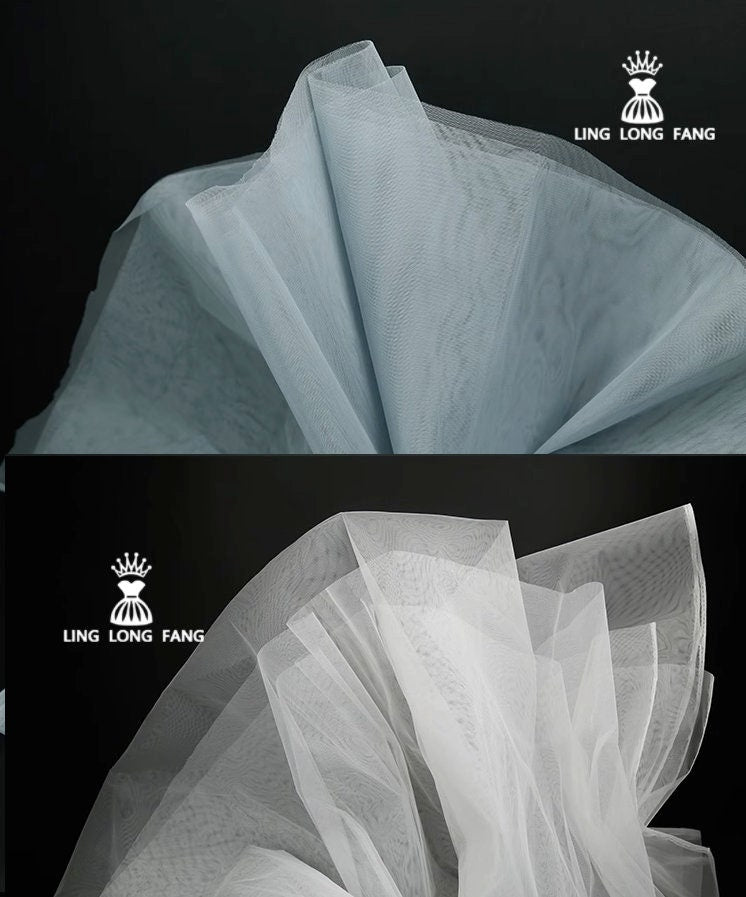 Stiff Organza Fabric: 62" Wide, DIY Wedding & Tutu Material
