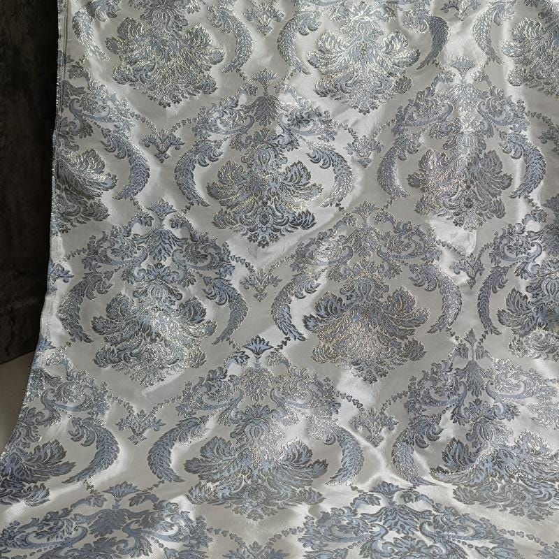 Palace Style Brocade Jacquard Fabric: 59"W Damask Material