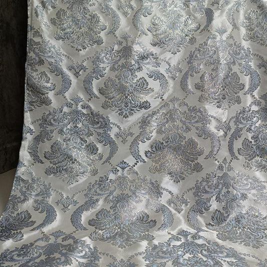 Tissu jacquard brocart style palais : 150 cm de large, damas