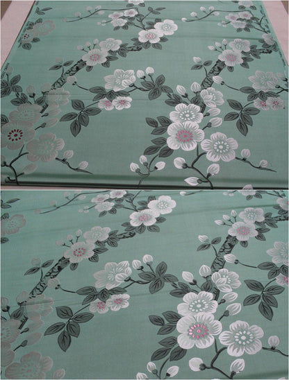 Plum Blossom Brocade Fabric: 29.5" Wide Silk Rayon Jacquard