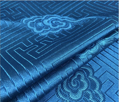Cloud Brocade Fabric: Jacquard Sewing Upholstery, Costume Dress (By The Meter)