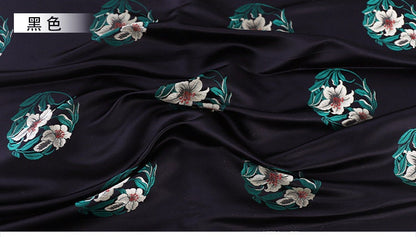 Jacquard Silk Brocade Fabric: Chinese Mongolian Robe Decor