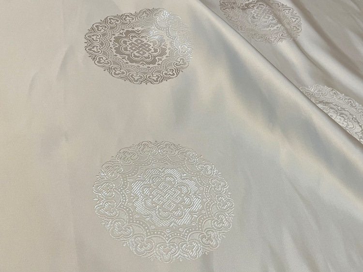 Tissu brocart de soie : style mongol-tibétain, largeur 75 cm, tissu cheongsam en rayonne