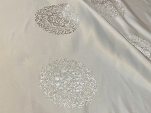 Tissu brocart de soie : style mongol-tibétain, largeur 75 cm, tissu cheongsam en rayonne