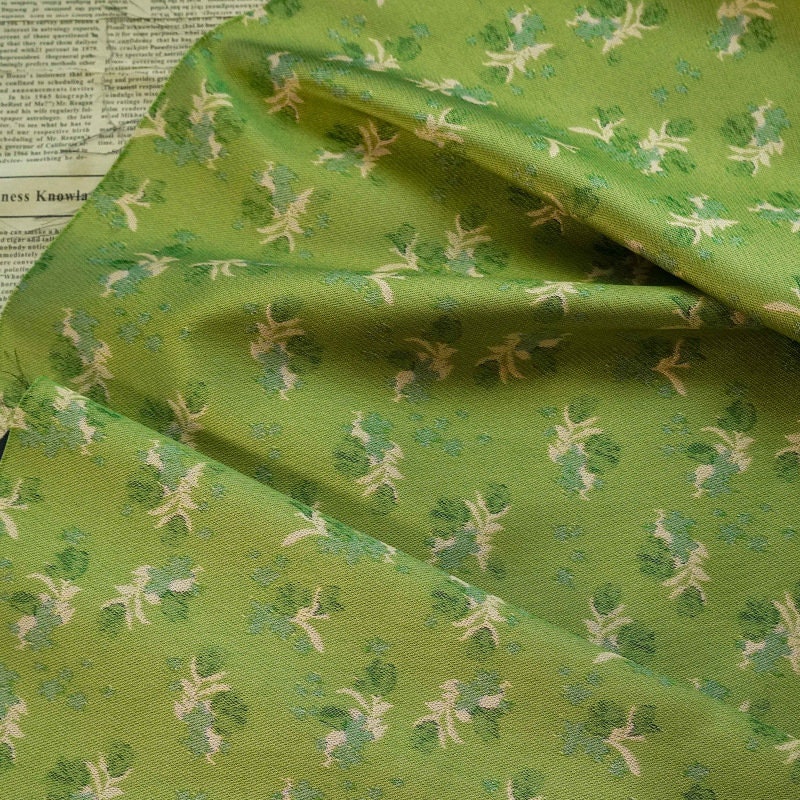 Reversible Jacquard Fabric: Floral Embossed Rayon Blend, 59"W