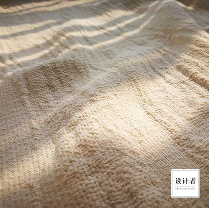 Eco-Friendly Woven Straw Fabric: Pastoral Home Decor, Upholstery (53"W)