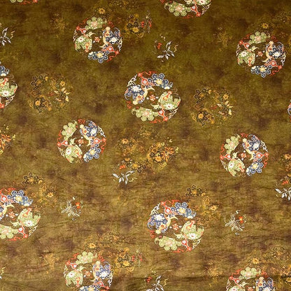 Tissu Tencel à motif Bouddha de Dunhuang : ameublement, écharpe et rideaux de style asiatique