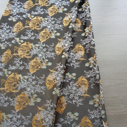 Palace Style Brocade Jacquard Fabric: 59"W Damask for Upholstery & Costume