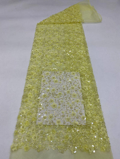 Robe de bal de mariée en dentelle à sequins brodée, 127 cm de large