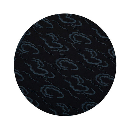 Nishijin Ori Brocade Satin Fabric: Cloud Flowers, Japanese Decor (59" Wide)