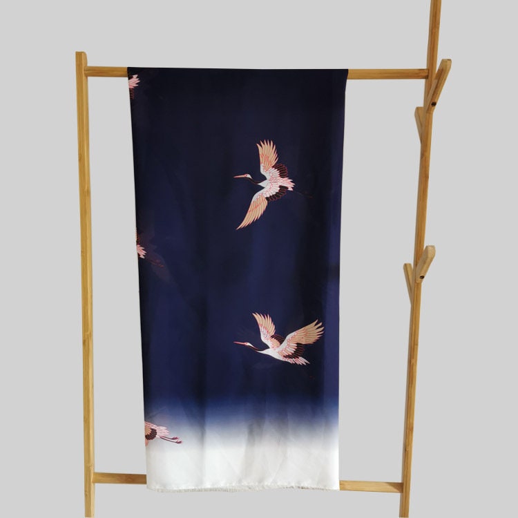 Gradient Chiffon Fabric: Soft Light Sheer Drape, 59" Wide