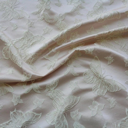Gold Embroidered Jacquard Fabric: 57"W Luxury Upholstery, Costume, & Decor