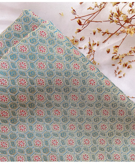 Tissu brocart de soie : Matériel de couture d'inspiration chinoise