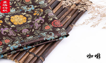 Phoenix Brocade Fabric: 35"W Chinese Cheongsam Cushion Rayon
