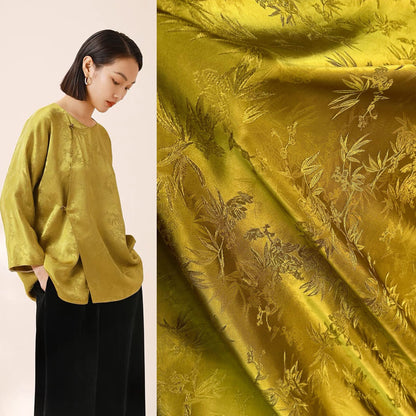 Rayon Jacquard Fabric: 59" Wide Chinese Damask, Costume & Decor - By The Meter