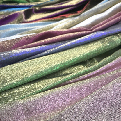 Gold Thread Gradient Jacquard Fabric - 58" Wide Polyester Brocade