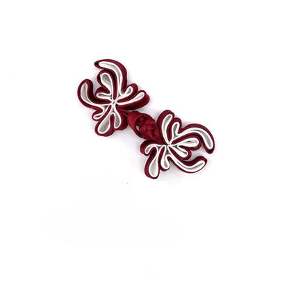 Handmade Satin Chinese Knot Buttons: Cheongsam Fasteners
