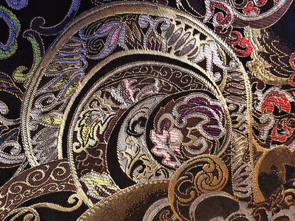 Nishijin Jacquard Brocade Fabric: Japanese Silk Blend, 29.5" Wide