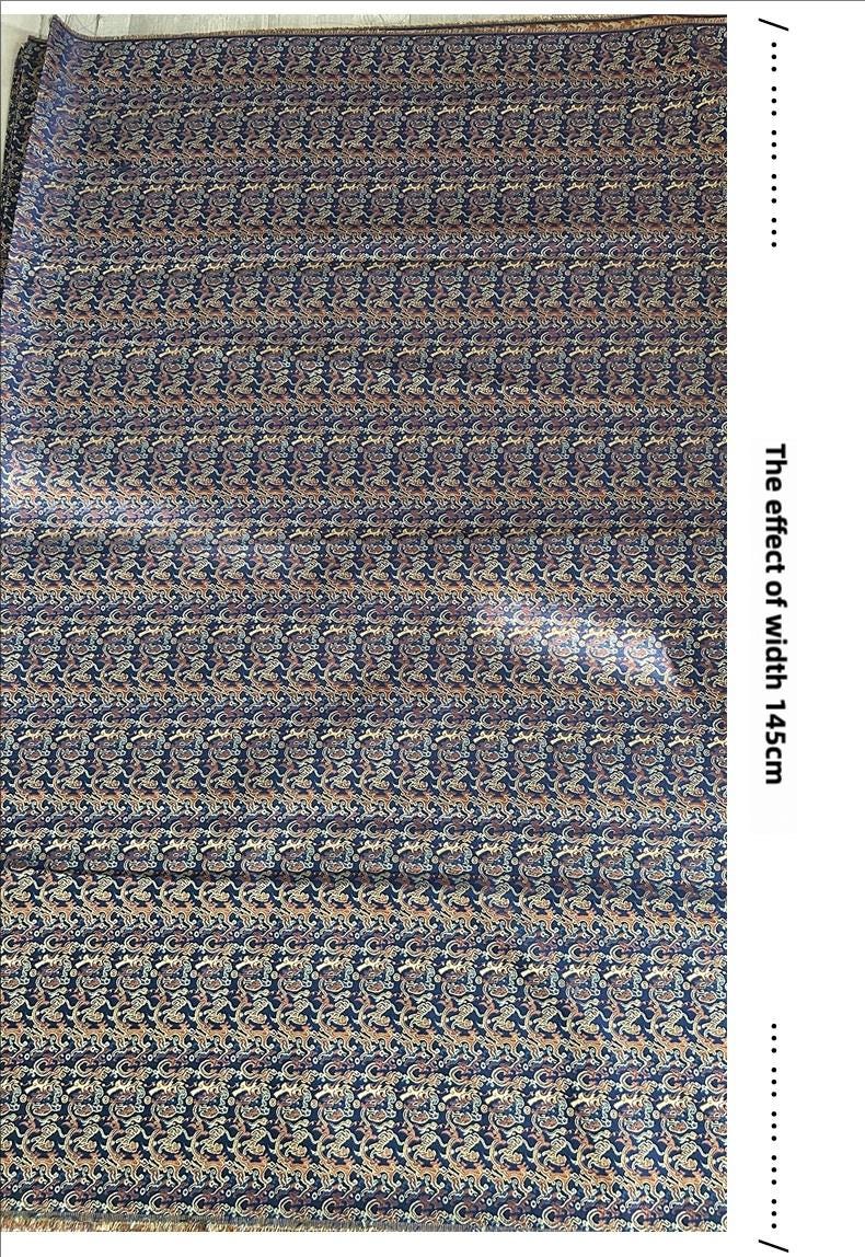 Tiger Brocade Fabric: Song Dynasty Style, Hanfu Clothing Material