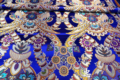 Brocade Fabric: Chinese Mongolian Style, Upholstery Sewing Material