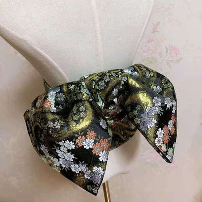 Nishijin Ori Silk Brocade Fabric: Japanese Kimono Gown Jacquard (29.5"/59"W)