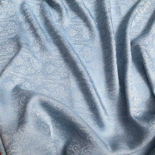 Tissu jacquard Palace : mélange de nylon et de coton bicolore, 145 cm de large